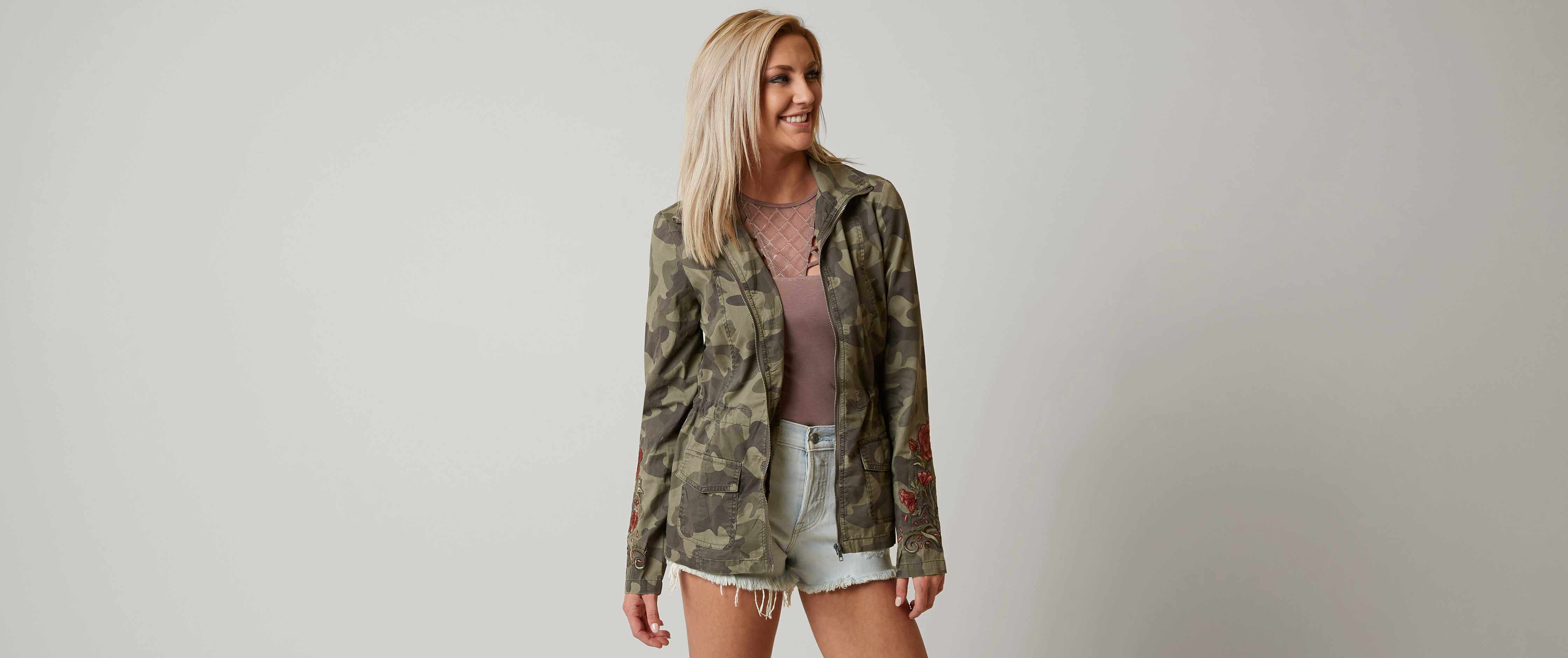 female camo jacket