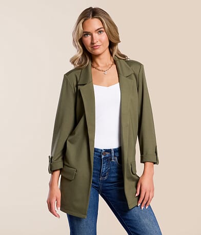 Stoosh Knit Blazer front view