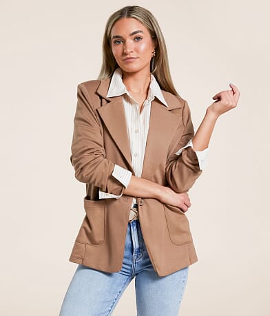 Stoosh Knit Blazer front view