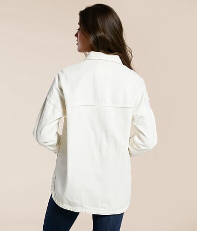 Stoosh Oversized Denim Shacket BACK