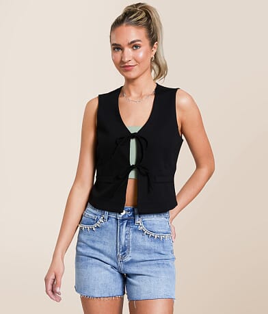 Stoosh Double Tie Vest front view