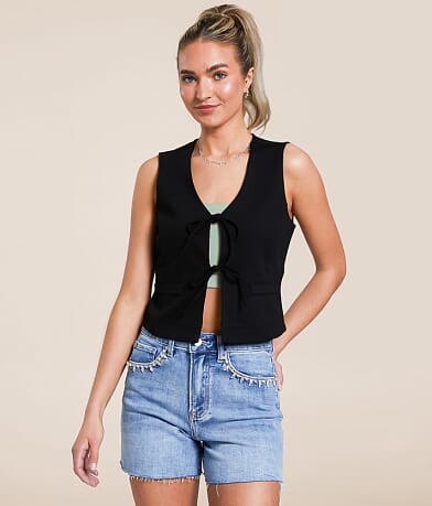 Stoosh Double Tie Vest front view