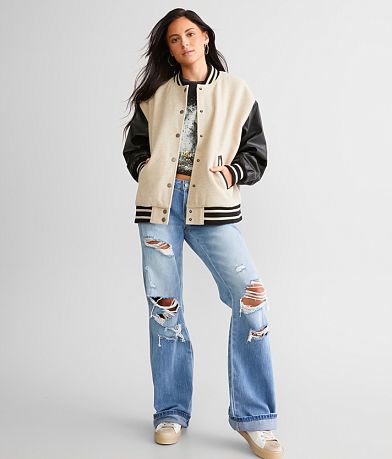 Gilded Intent Varsity Bomber Jacket MISC_DETAIL_2