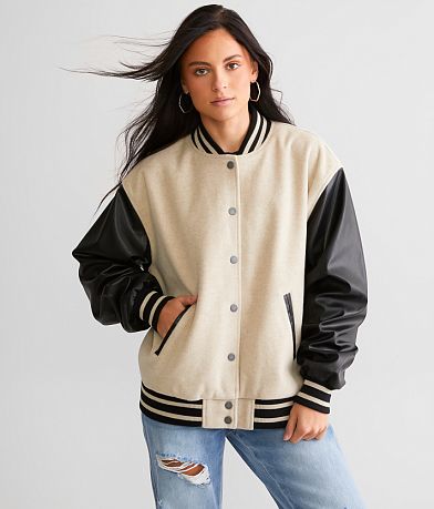 Gilded Intent Varsity Bomber Jacket FULL_RIGHT_SIDE