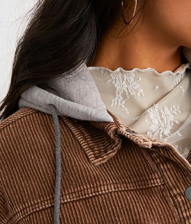 BKE Hooded Corduroy Jacket MISC_DETAIL_1
