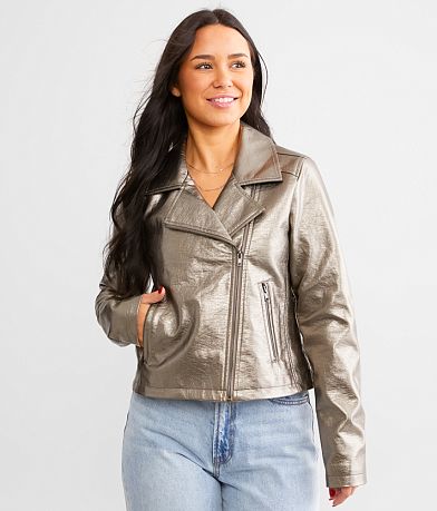 Willow &amp; Root Metallic Moto Jacket FULL_RIGHT_SIDE