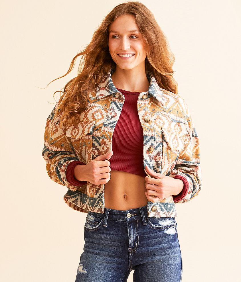 Ashley Aztec Cropped Jacket