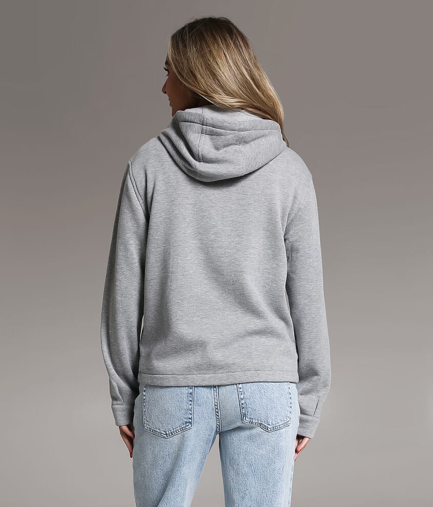 Pieced Denim Hooded Jacket