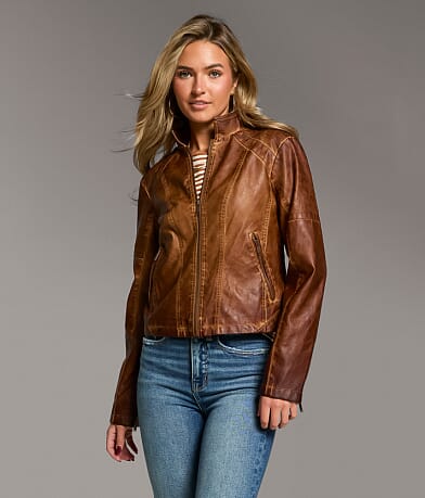 Faux Leather Moto Jacket thumbnail 2