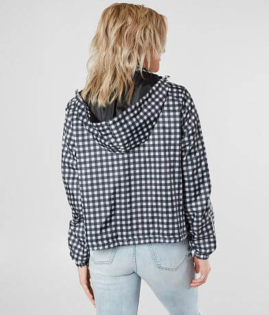 Daytrip Gingham Windbreaker Jacket BACK
