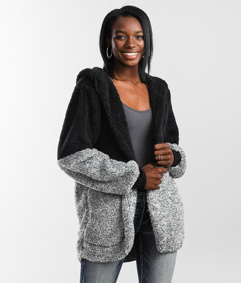 Ashley Shrug Sherpa Jacket front view