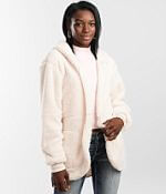 Ashley Shrug Sherpa Jacket - Women's Coats & Jackets in Oatmeal