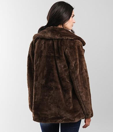 Ashley Faux Fur Jacket BACK