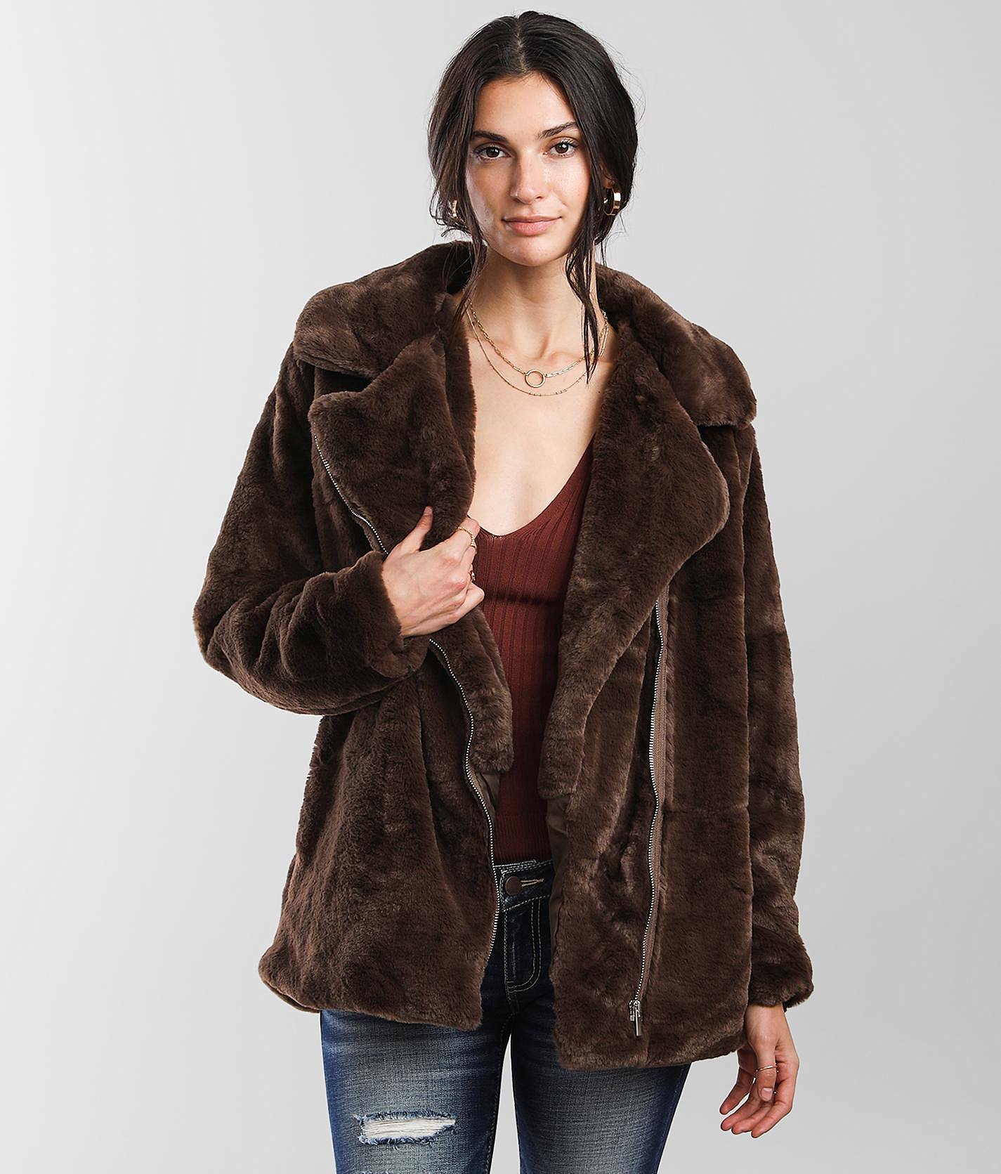 faux fur jackets for womens