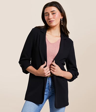 Stoosh Knit Flyaway Blazer front view