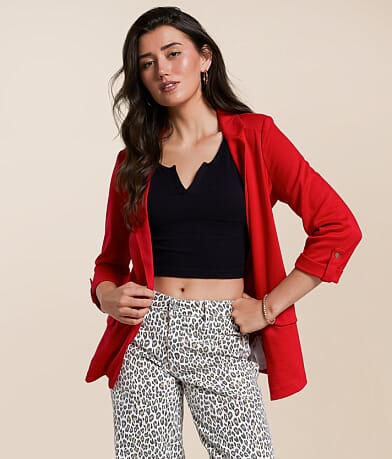 Stoosh Knit Blazer front view