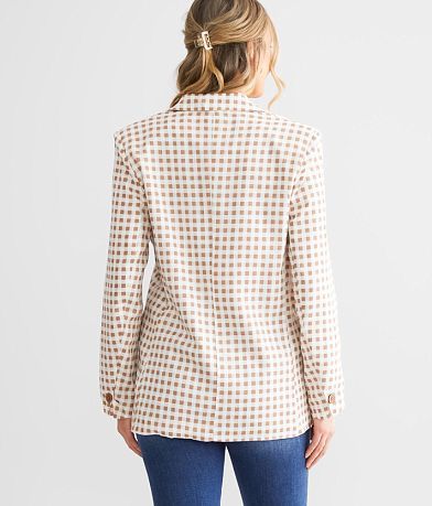 Stoosh Gingham Blazer back view