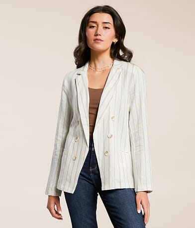 Stoosh Striped Blazer full right side view