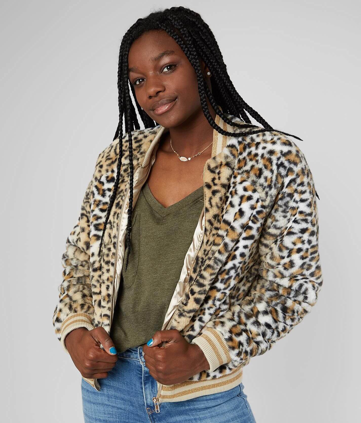 Ashley Faux Fur Cheetah Jacket - Women's Coats & Jackets in