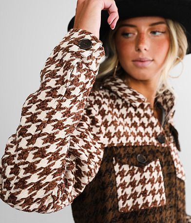 Gilded Intent Houndstooth Cropped Jacket MISC_DETAIL_2