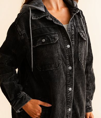 Stoosh Hooded Corduroy Tunic Shacket MISC_DETAIL_1