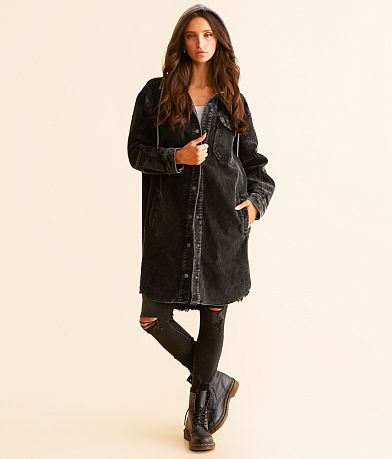 Stoosh Hooded Corduroy Tunic Shacket FULL_RIGHT_SIDE