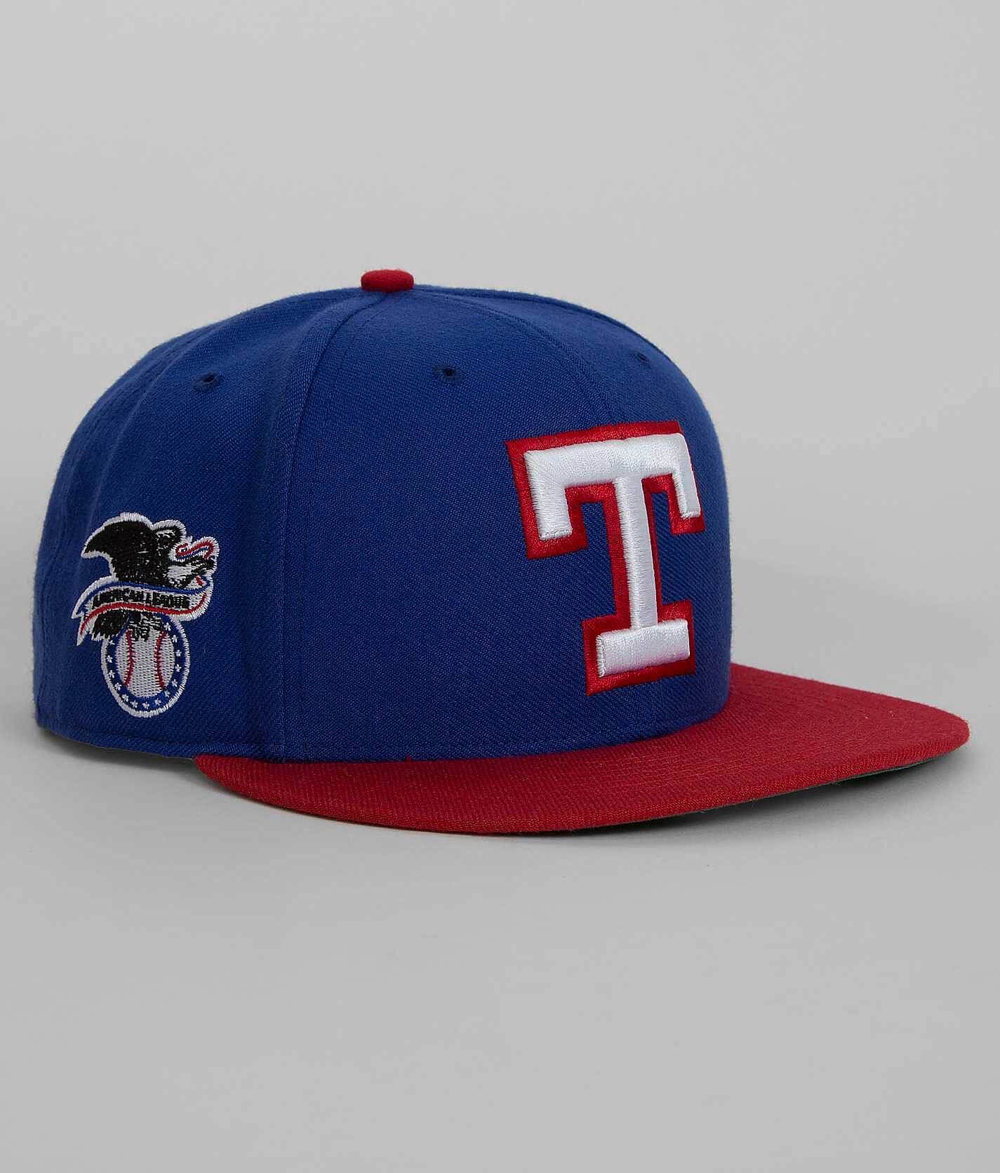 Mens Royal F4783414 Texas Rangers Pro Standard Stacked Logo Snapback Hat |   Shop