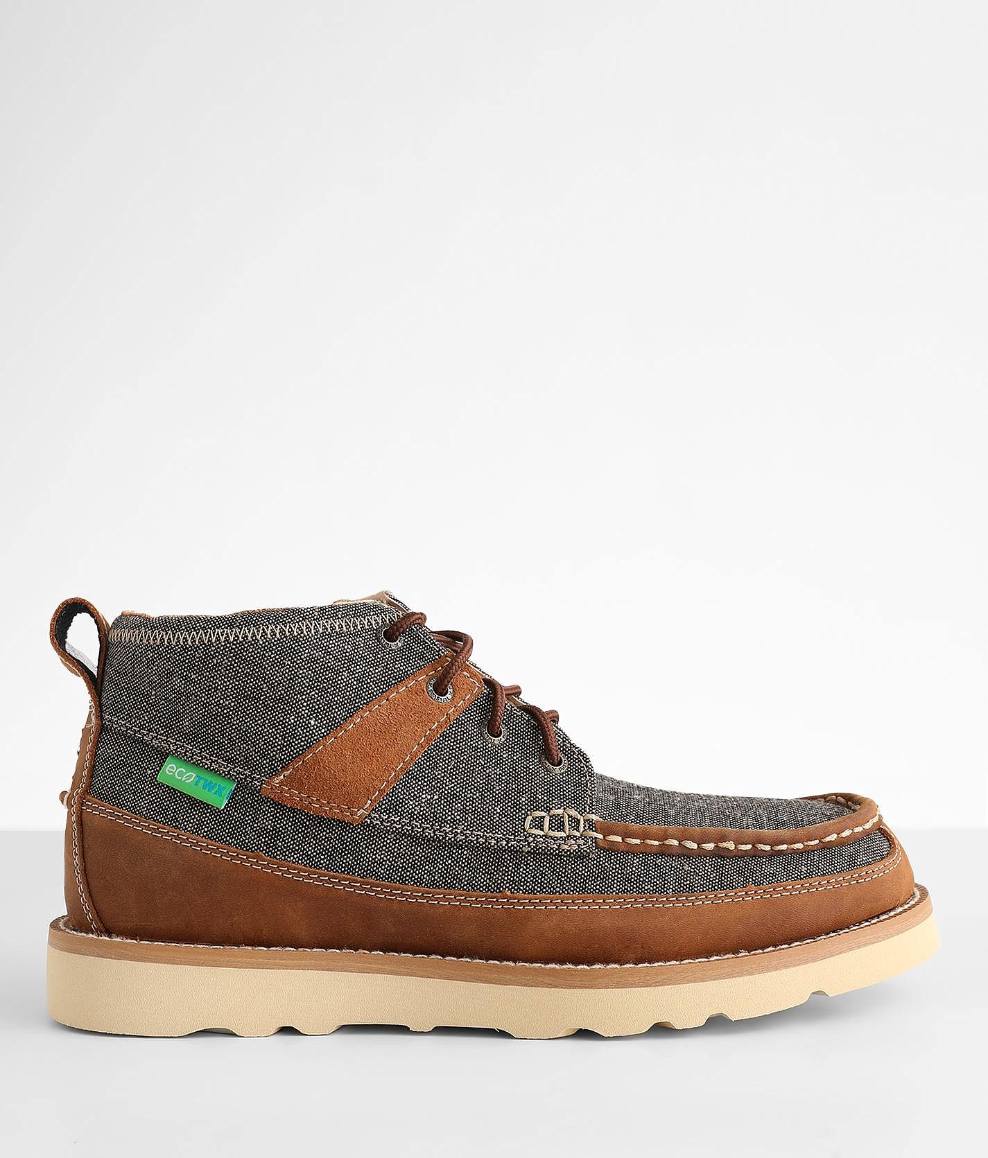Twisted X® Wedge Sole Leather Boot - Men display picture 1