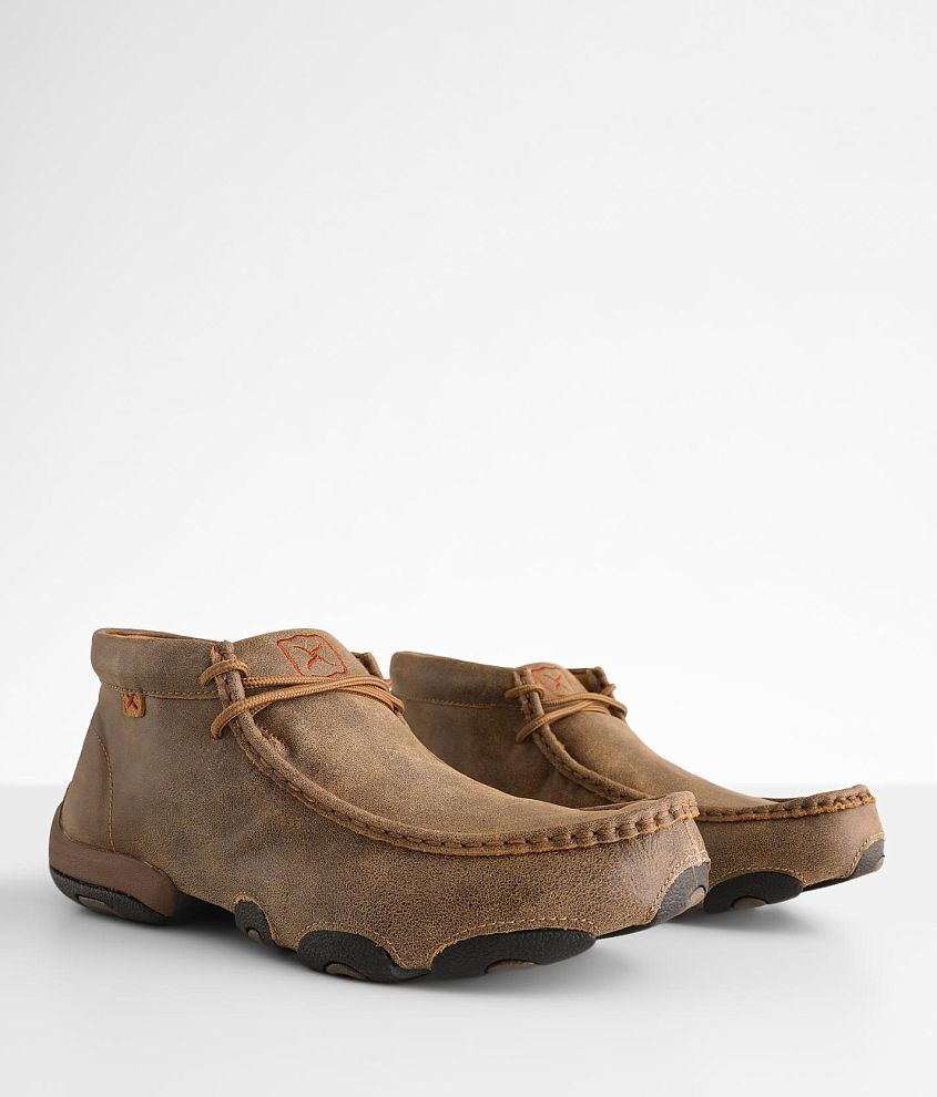 Chukka Driving Leather Moccasin