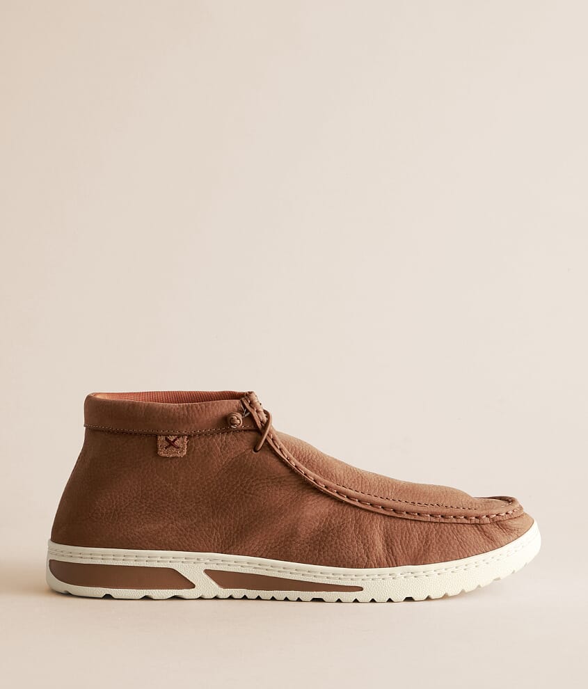 Twisted X® Zero X Leather Moccasin - Men's Shoes in Medium Brown