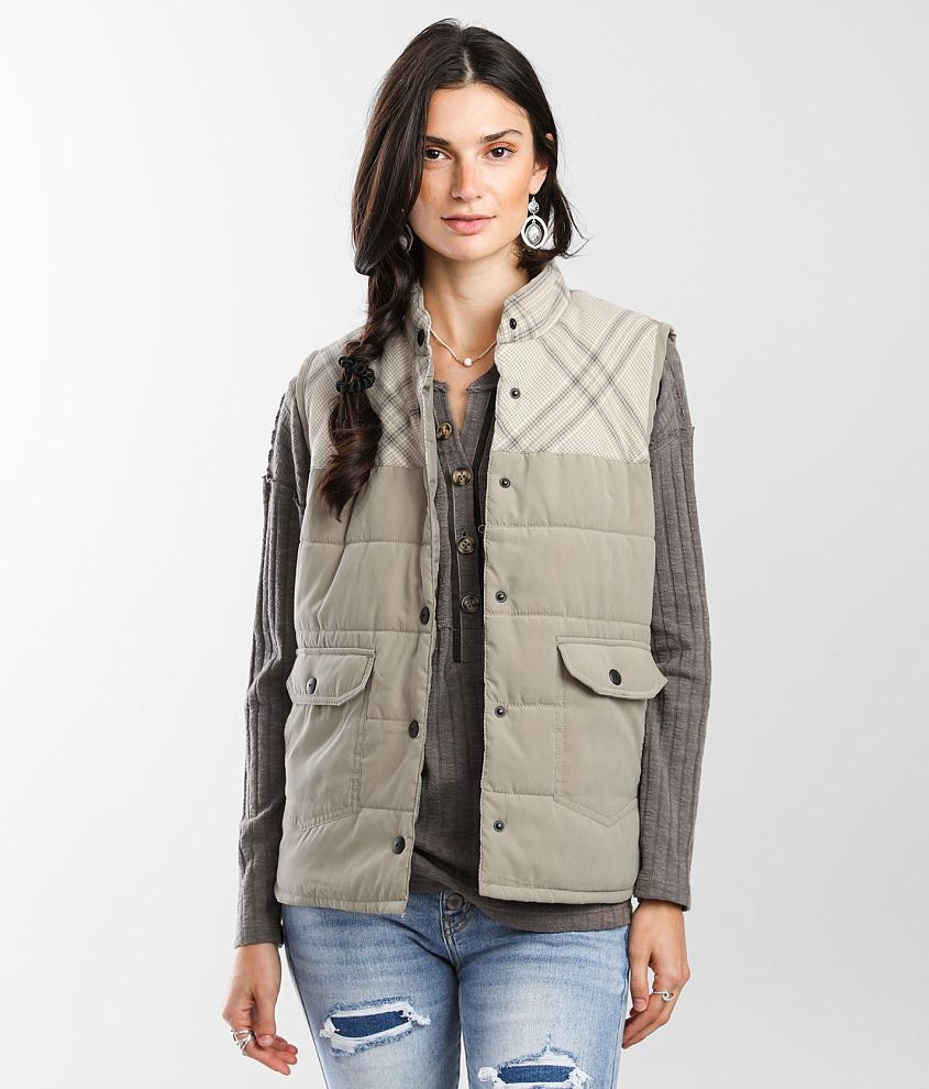 taupe vest womens