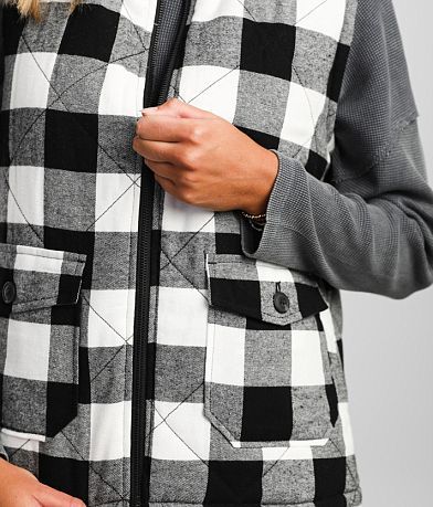 BKE Buffalo Plaid Vest MISC_DETAIL_1