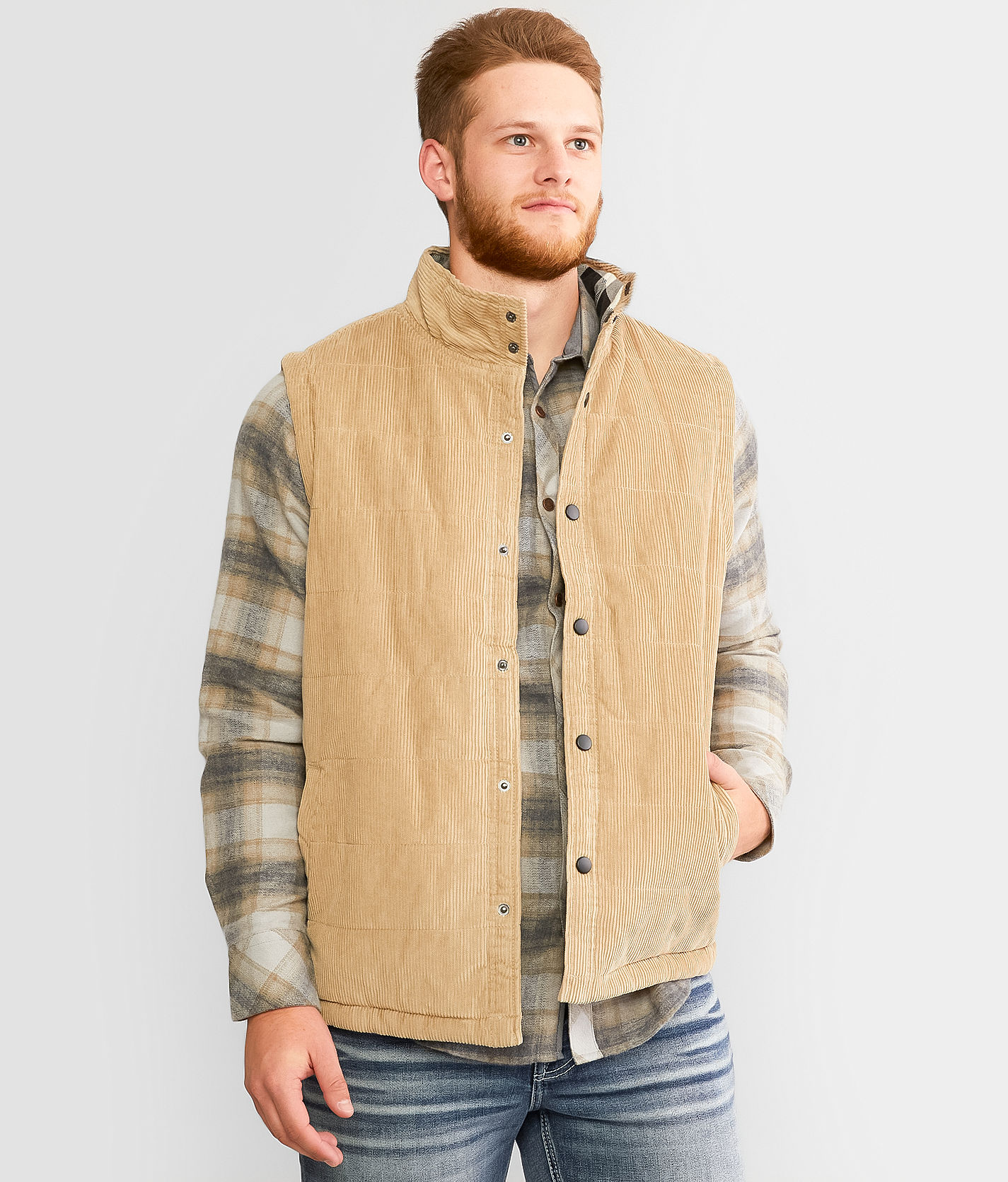 MILITARY CORDUROY VEST-