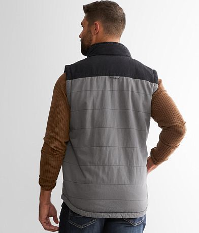 Departwest Color Block Canvas Vest BACK