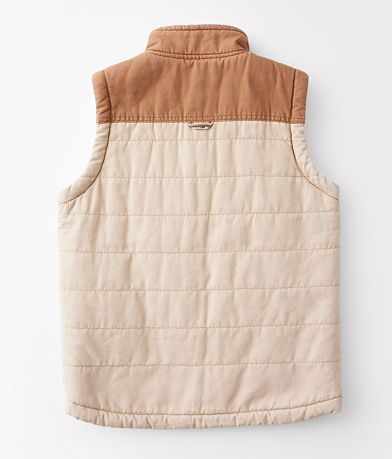 Departwest Boys - Color Block Canvas Vest BACK