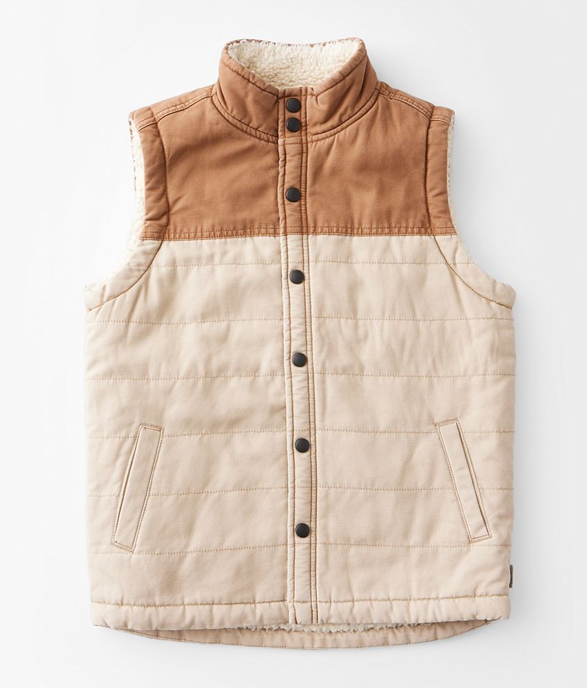 Boys - Departwest Color Block Canvas Vest front view