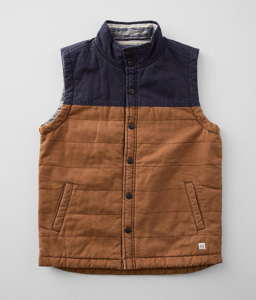 Boys - Departwest Color Block Vest - Boy's Coats & Jackets in Navy ...