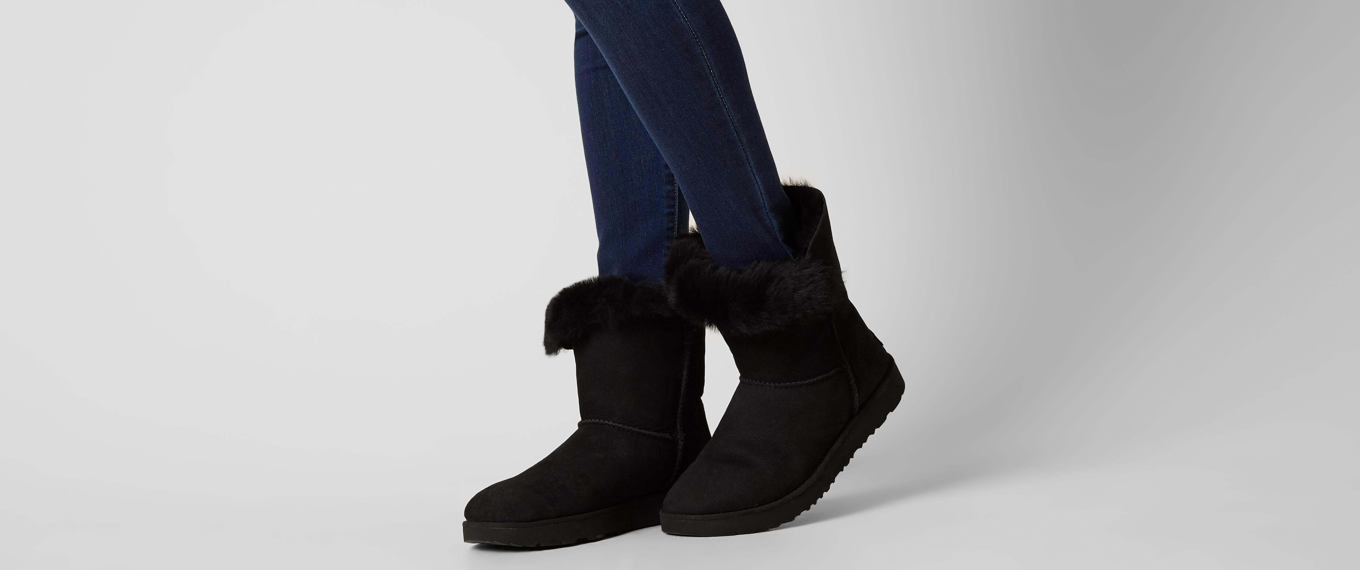 UGG® Classic Cuff Leather Boot - Women 