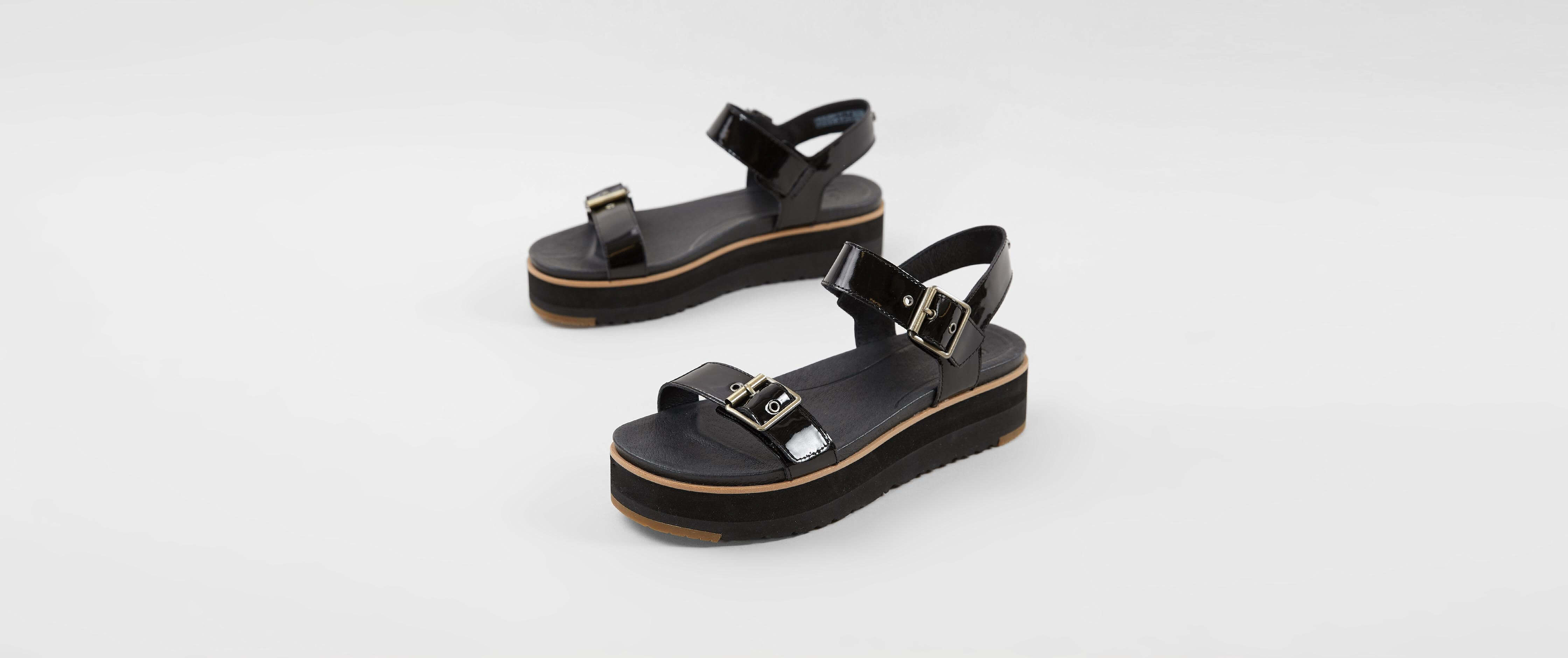 ugg angie sandal black