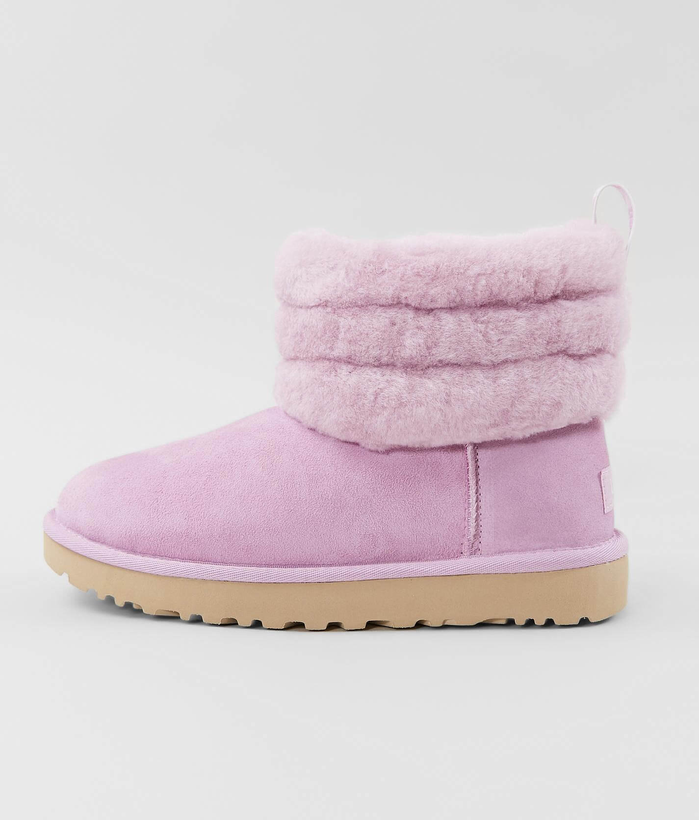 fluff mini quilted boots