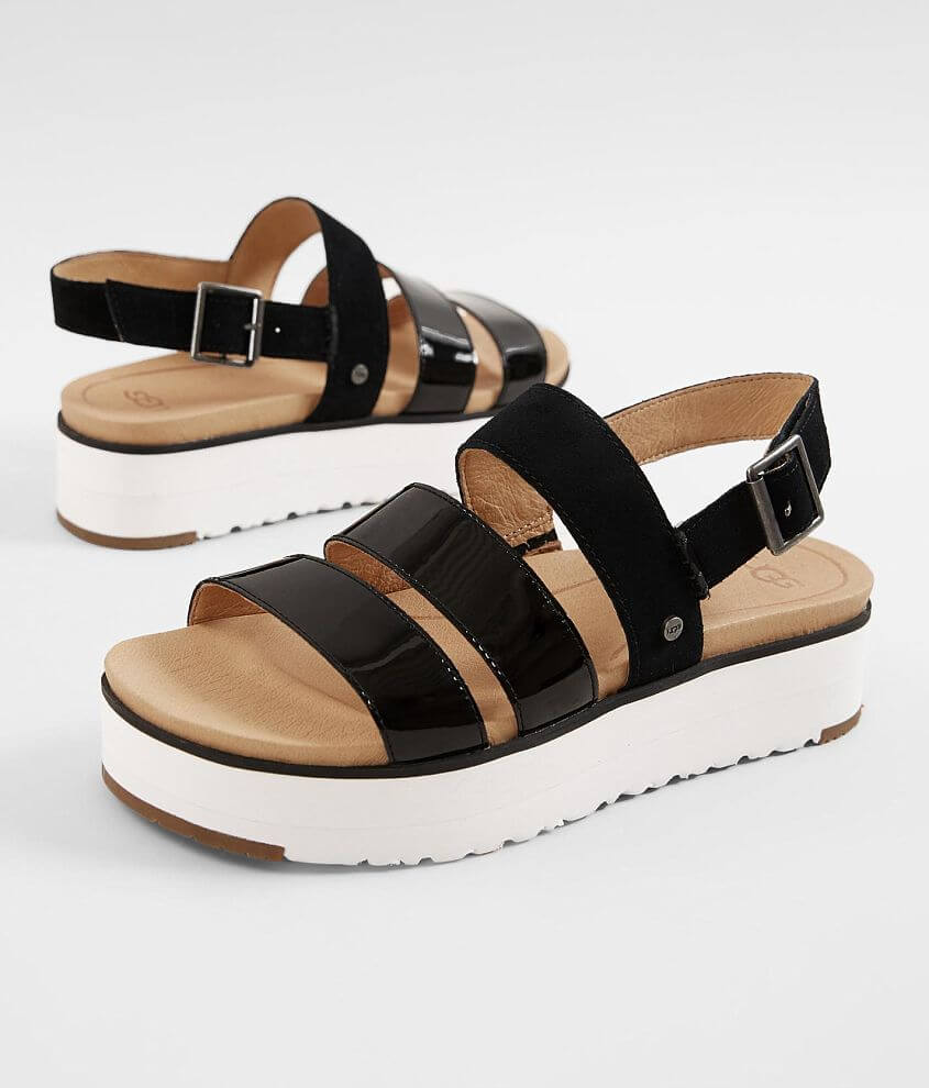 UGG&#174; Braelynn Leather Flatform Sandal front view