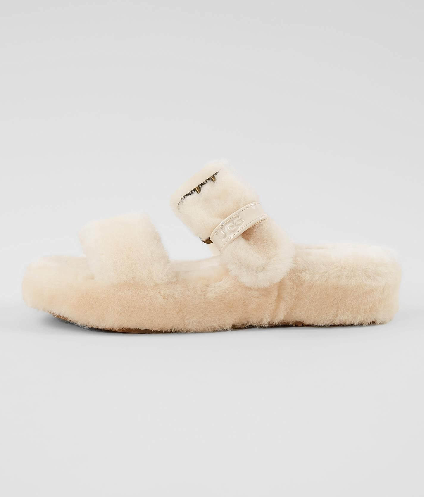 Fuzz yeah discount genuine shearling slide