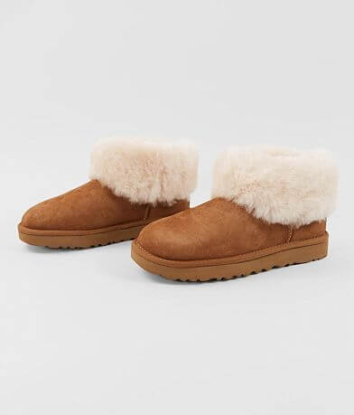 UGG&#174; Classic Mini Fluff Suede Boot MISC_DETAIL_1