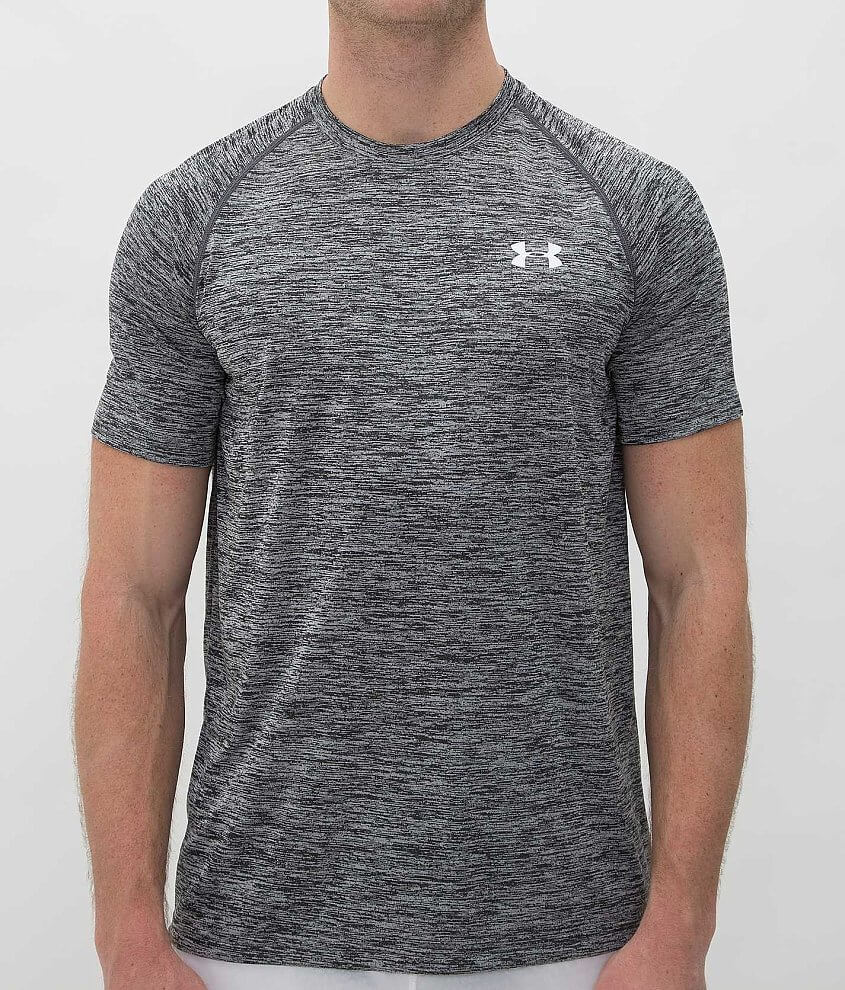 Under Armour® Tech T-Shirt - Men's T-Shirts in Black Cerise White | Buckle