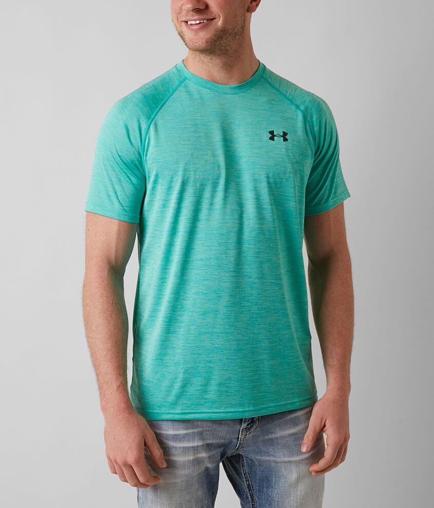 Under Armour® Tech T-Shirt - Men's T-Shirts in Green Malachite Ath | Buckle