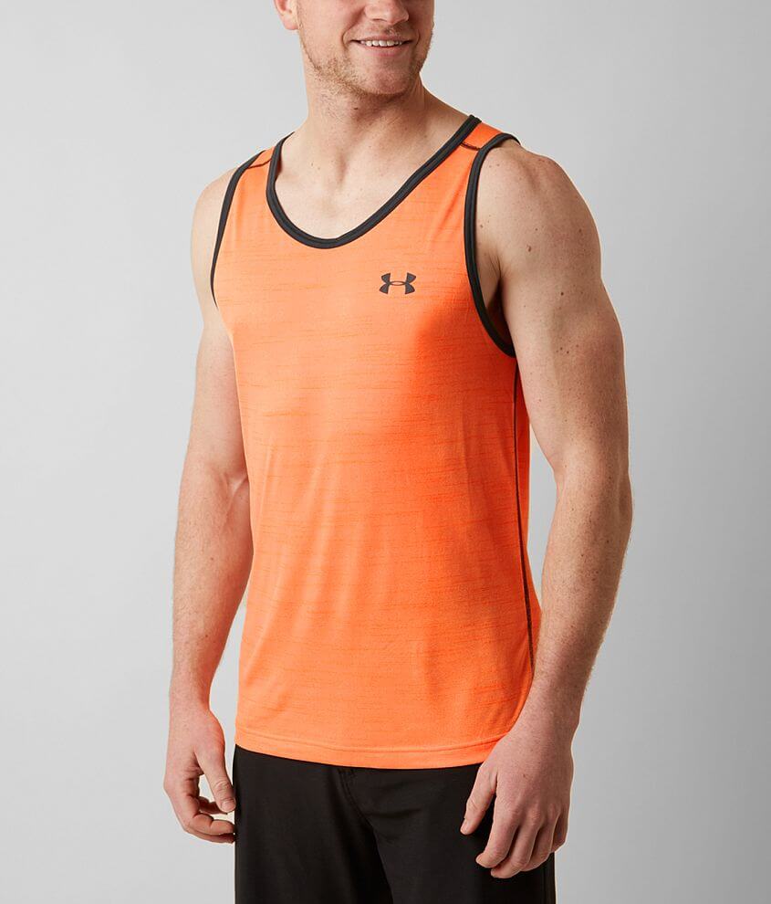 Under Armour Tech Tank Top Men S Tank Tops In Beta Orange Ath Buckle