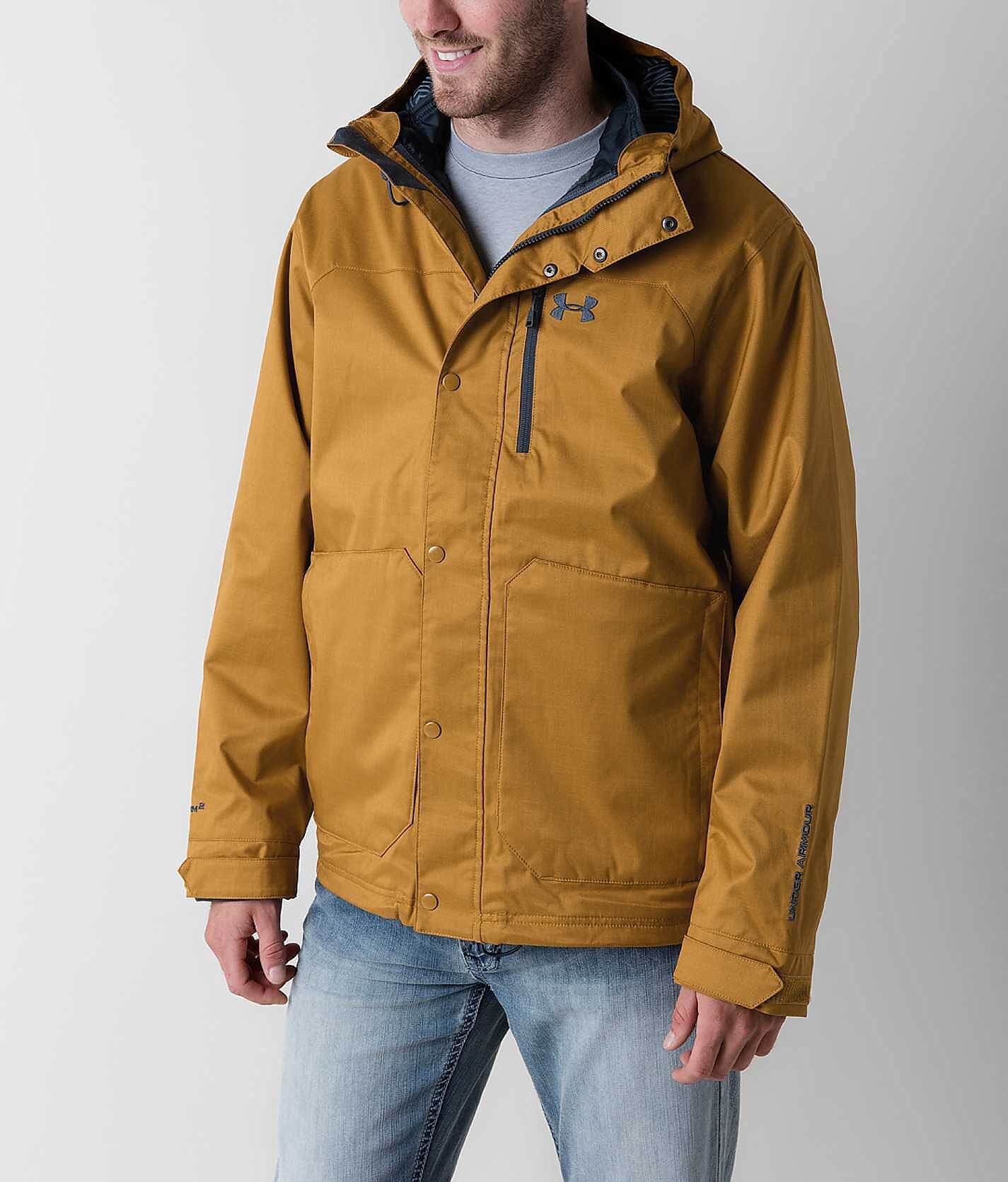 Under Armour Porter 2 Fer Coat Men s Coats Jackets in Moccasin Stealth Grey Buckle