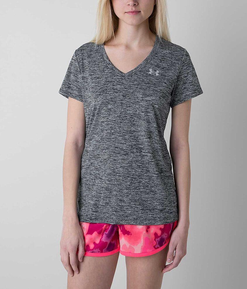 Under Armour® Twisted Tech T-Shirt - Women's T-Shirts in Black | Buckle