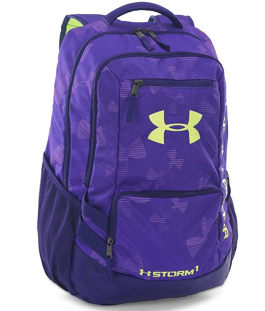  Under Armour Hustle Sport Backpack, (500) Misty Purple / /  White, One Size Fits All : Clothing, Shoes & Jewelry