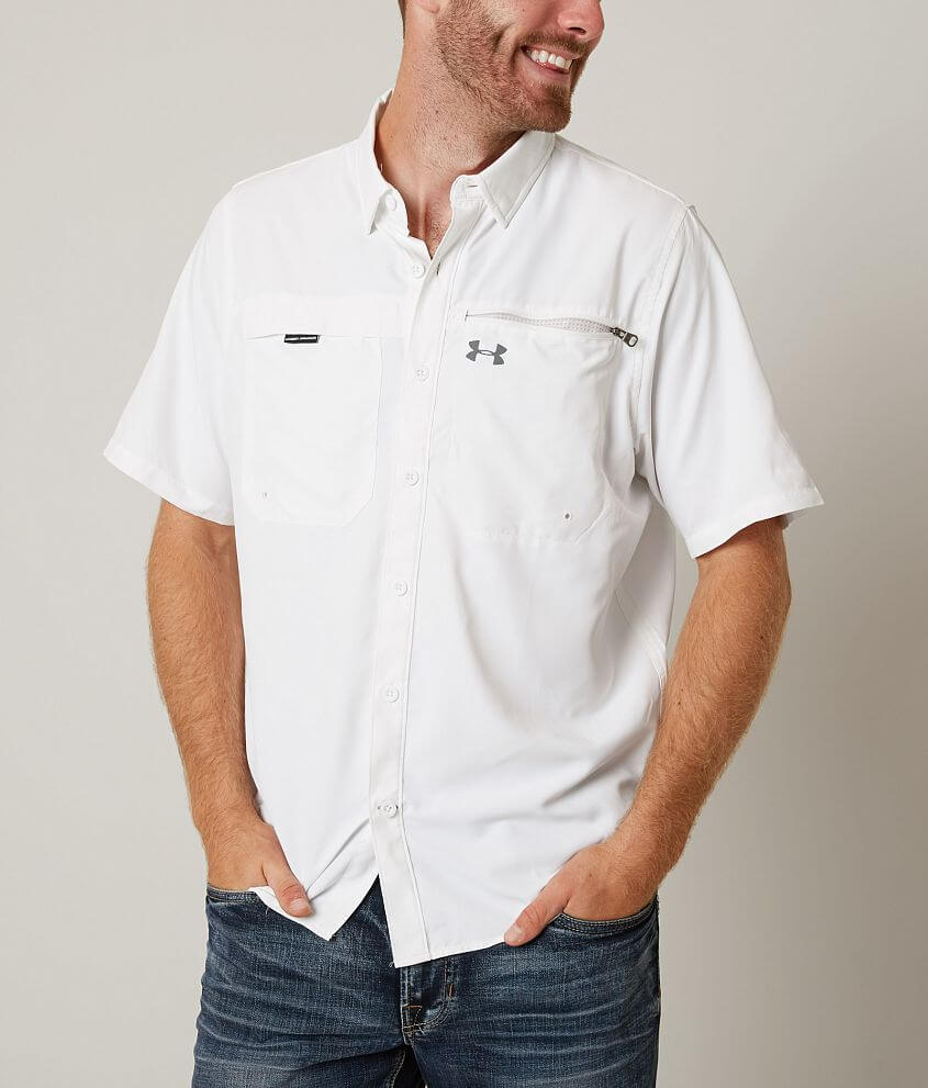 Under Armour® Fish Stalker Shirt - Men's Shirts in White, under armour  white shirt 